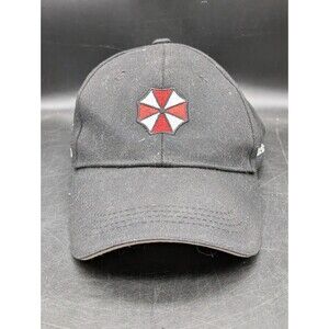 UMBRELLA CORP Adjustable Embroidered Logo BLACK Baseball Hat Resident Evil